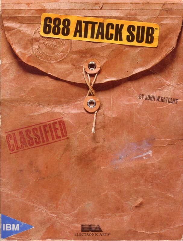 688 Attack Sub box art for Sega Genesis
